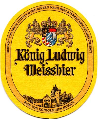frstenfeldbruck ffb-by knig ludwig I pferd 7b (oval215-weissbier-rand gelb-u bier von)
